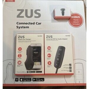 ZUS Connected Car System NIB Bluetooth Nonda Smart Car Charger NEW IN BOX